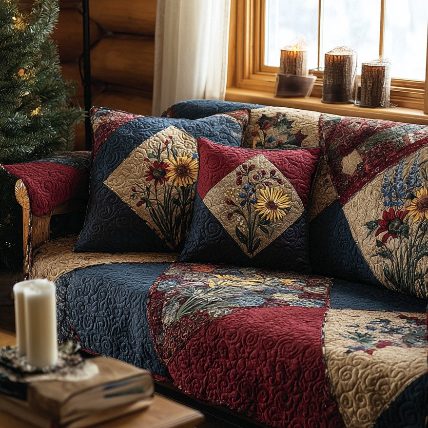 Vild Høst Quilted Sofa Dække NCU0DV8577