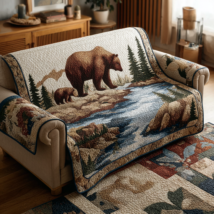 Bjørn Quiltet Sofapude NCU0VT335