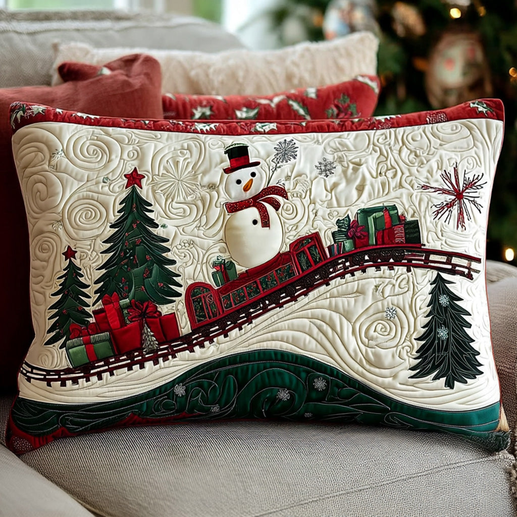 Vinter Wonderland Tracks Quilted Bedding Pudevår NCU0PT9131