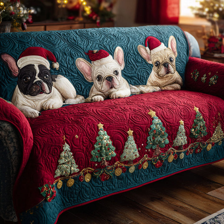 Vinter Franske Quilted Sofa Dække NCU0TV852