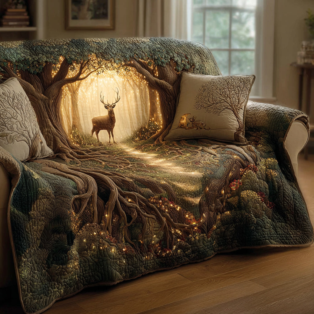 Skovdyr Quilted Sofa Dække NCU0HH1236