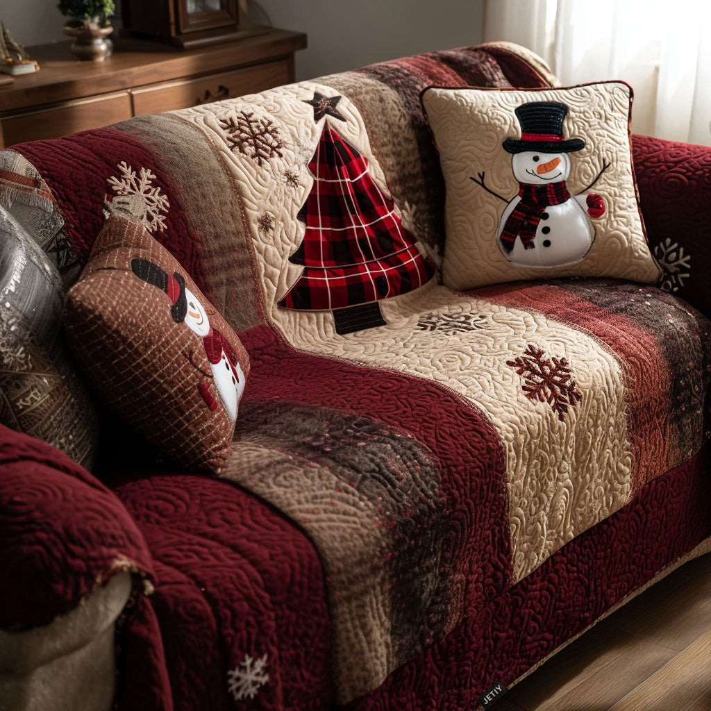 Juleblomst Quilted Sofa Dæksel NCU0PT9781