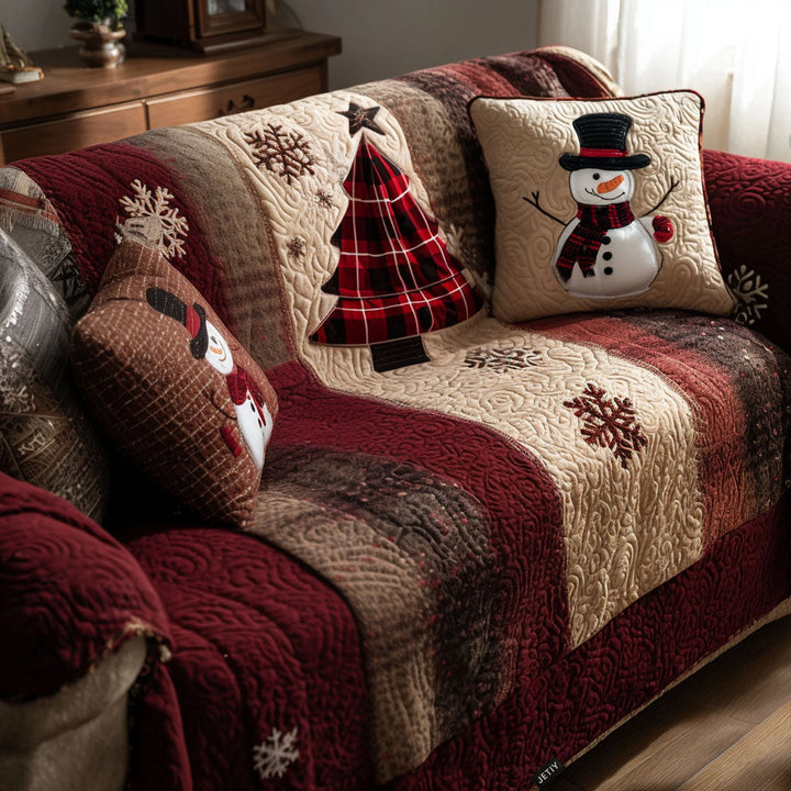 Juleblomst Quilted Sofa Dæksel NCU0PT9781