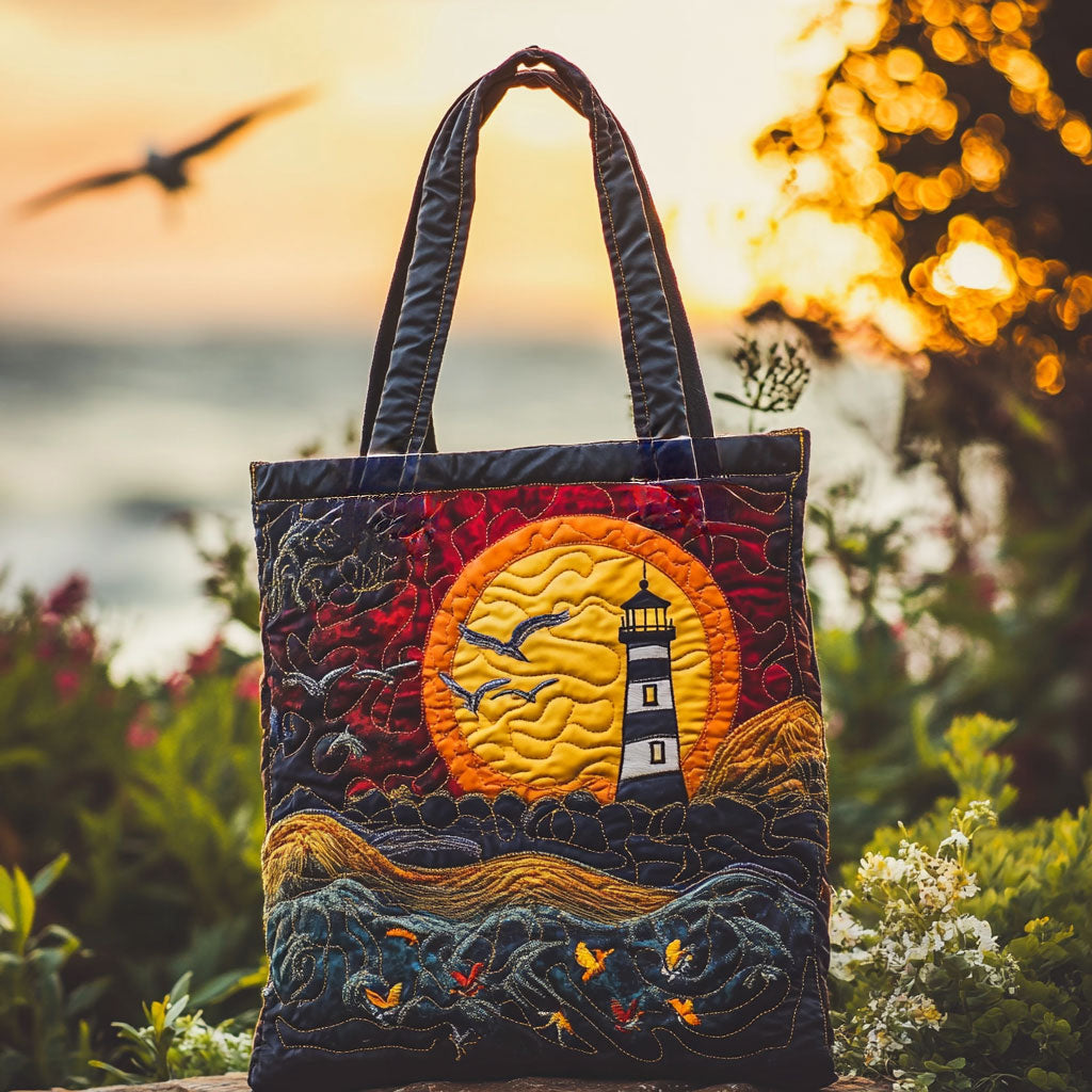 Wavecrest Lighthouse WN3009067CL Vatteret Tote Bag