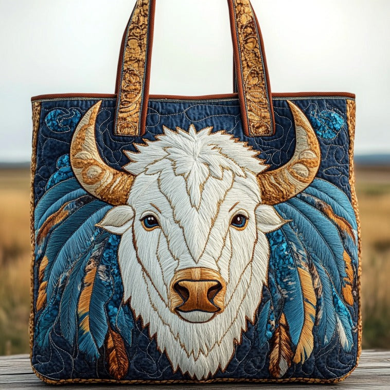 Wild Spirit Bison XR2110005CL Quiltet Tote Bag