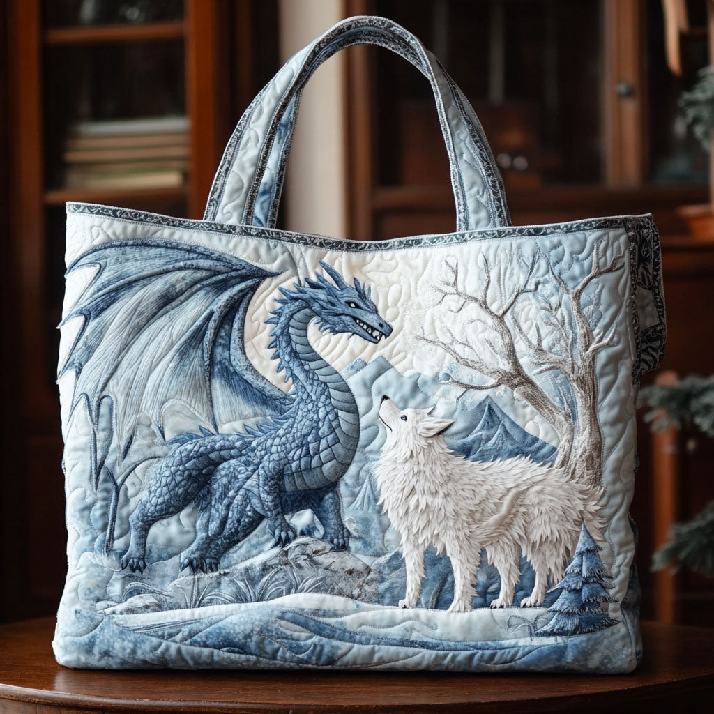 Spirit Guard Dragon WN0701094CL Quiltet Tote Bag
