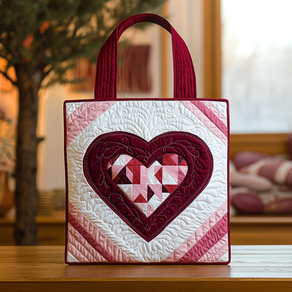 Hjerte Af Kærlighed QA1301023CL Quilted Tote Bag