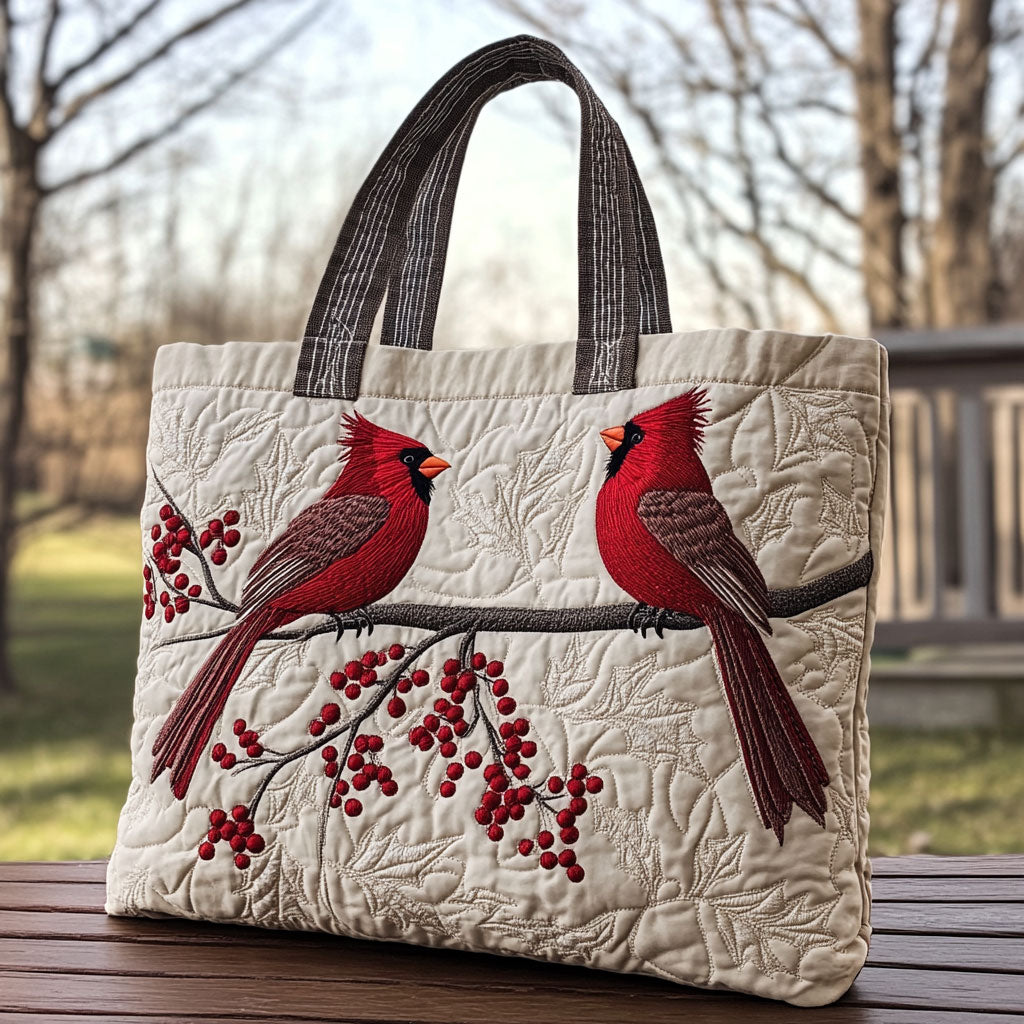 Crimson Pair CP2409030CL Quiltet Tote Bag