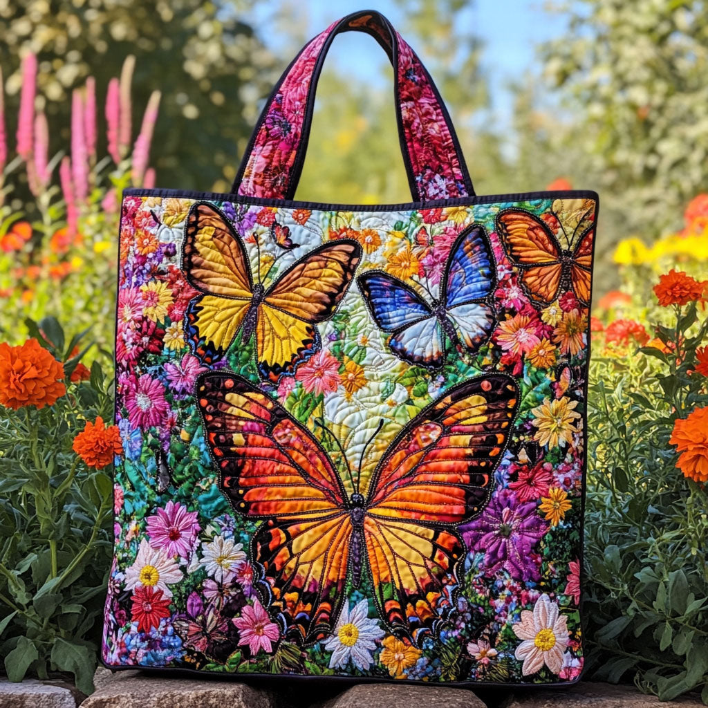 Strålende Sommerfugl WN2209061CL Quiltet Tote Bag