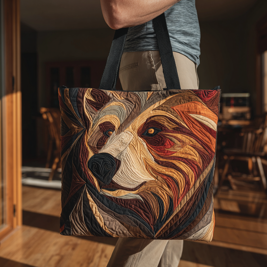 Jordnær Bamse XR0601016CL Quiltet Tote Bag