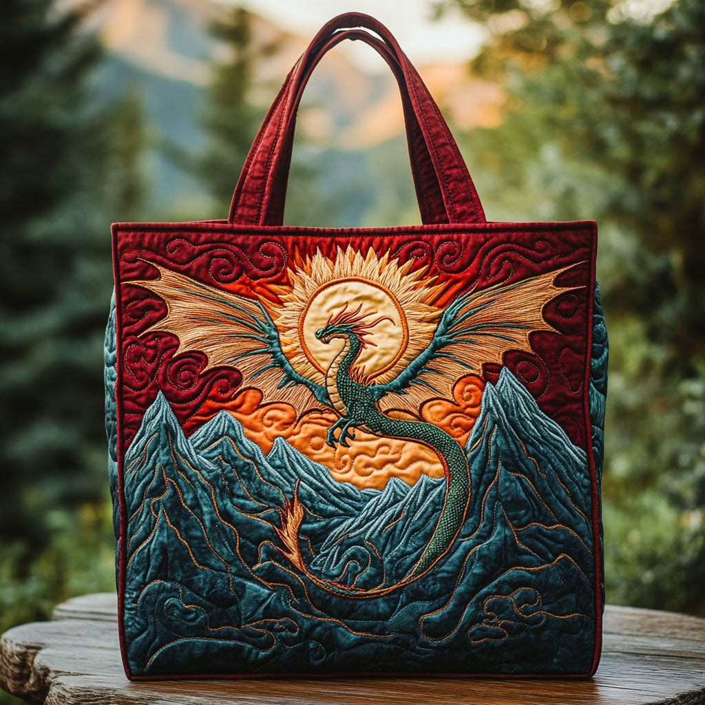 Sunfire Dragon WN3009052CL Quiltet Tote Bag