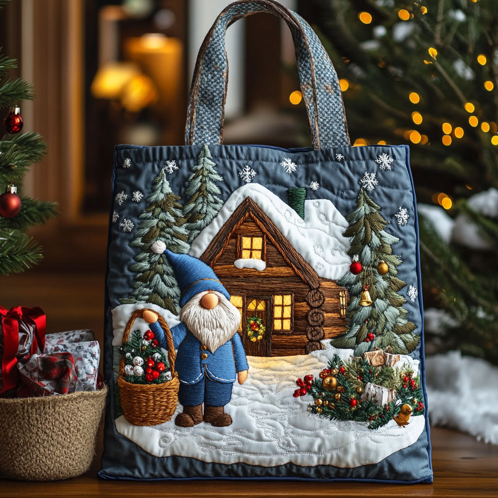 Magisk Gnomes Nat WN1710089CL Quiltet Tote Bag