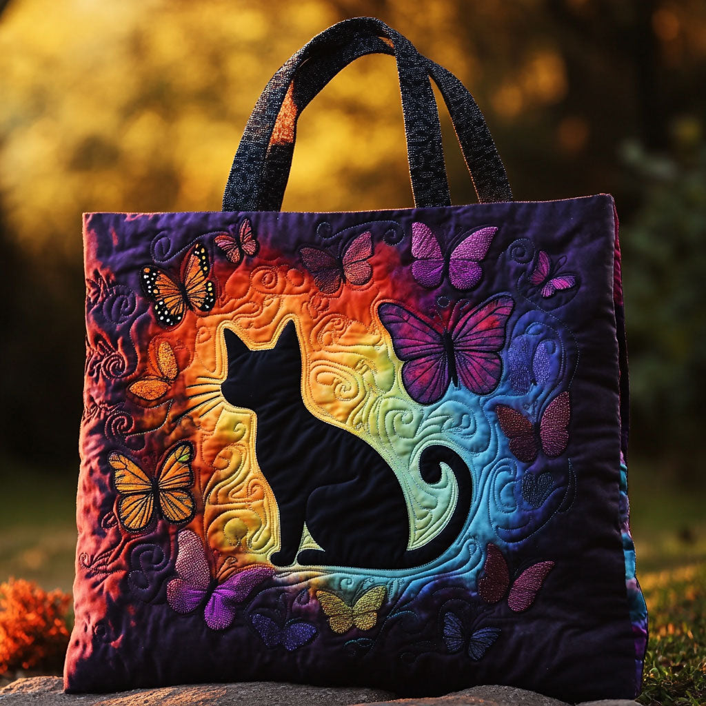 Butterwish Cat WN0701039CL Quiltet Tote Taske