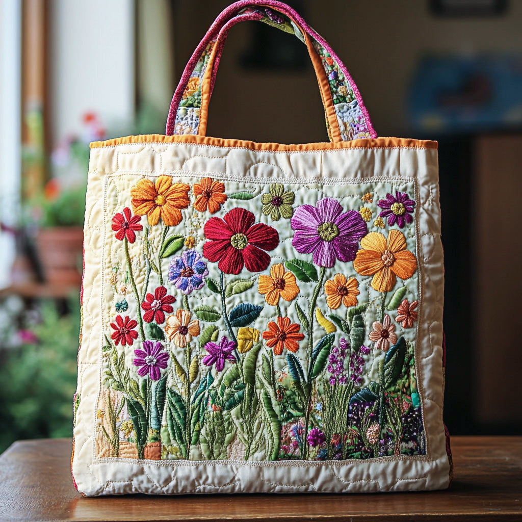 Blomstrende Have CW1301003CL Quilted Tote Bag