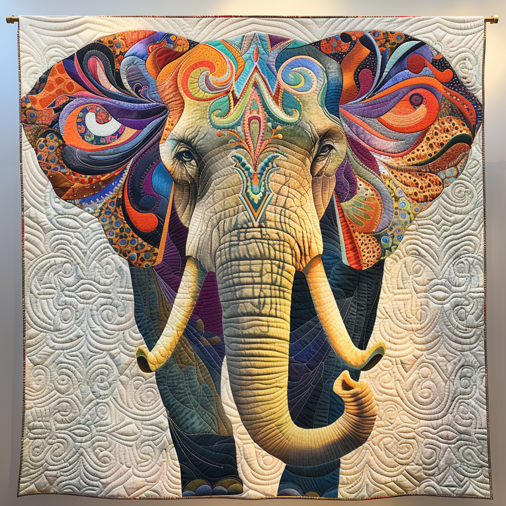 Elephant Parade Quiltet Tæppe NCU0TL116
