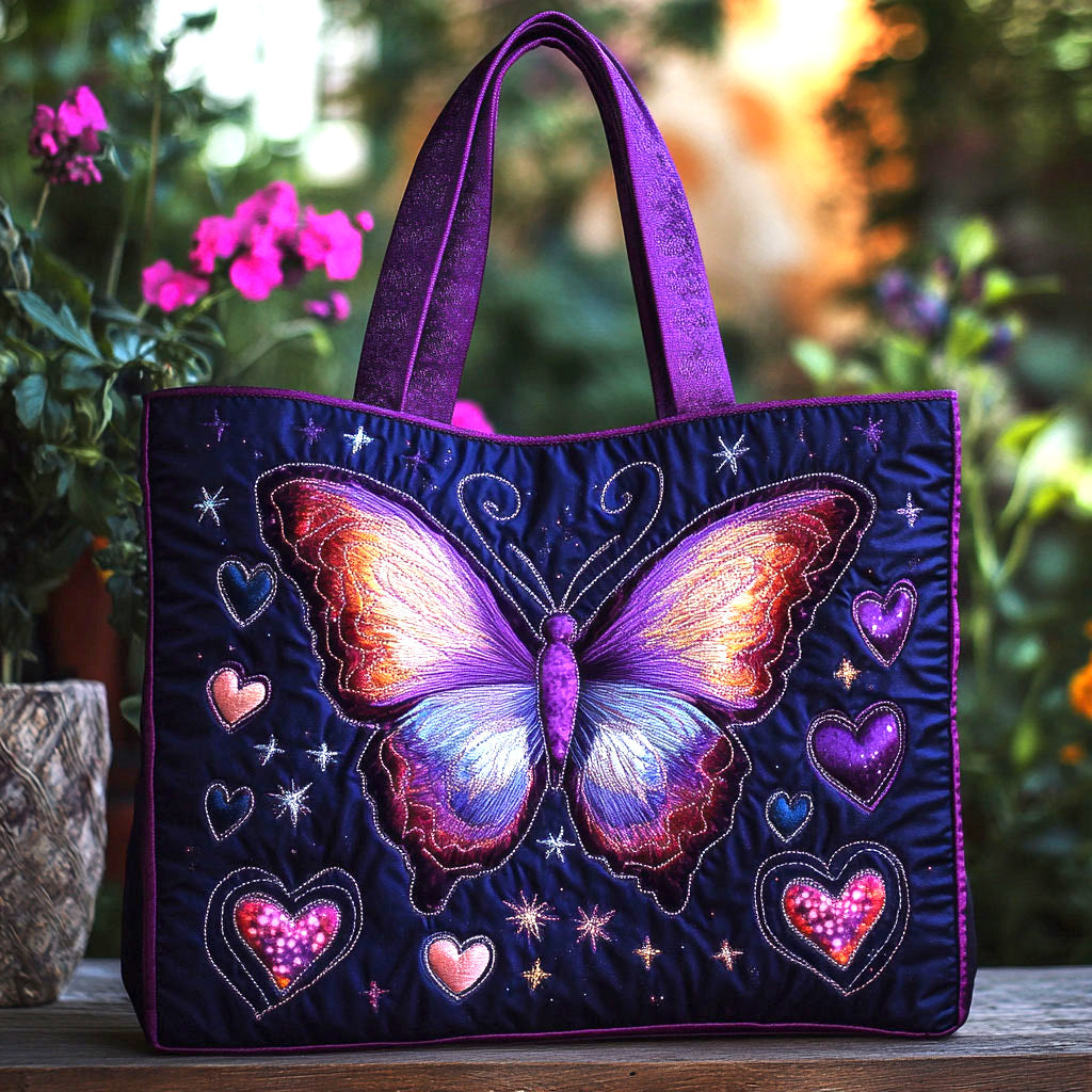 Butterfly Dream CW1401028CL Quiltet Tote Bag