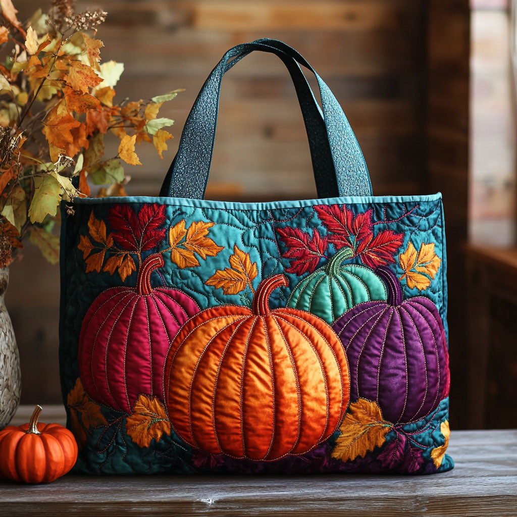 Græskar Have CW3009024CL Quiltet Tote Taske