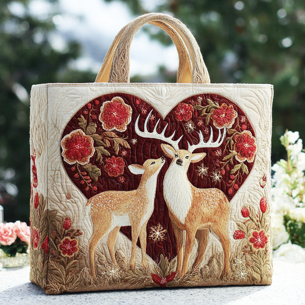 Deer Romance CW0801004CL Vatteret Tote Bag