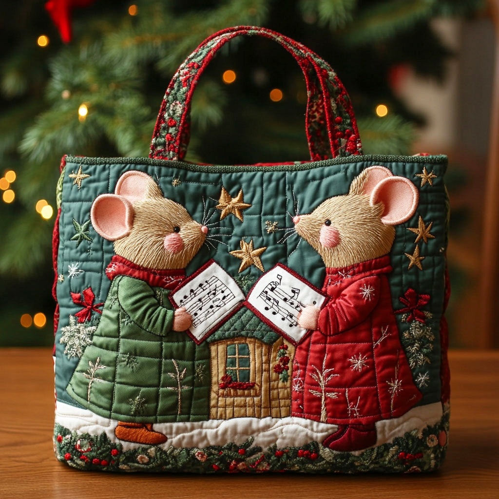 Mus Christmas CW1311026CL Quiltet Tote Bag