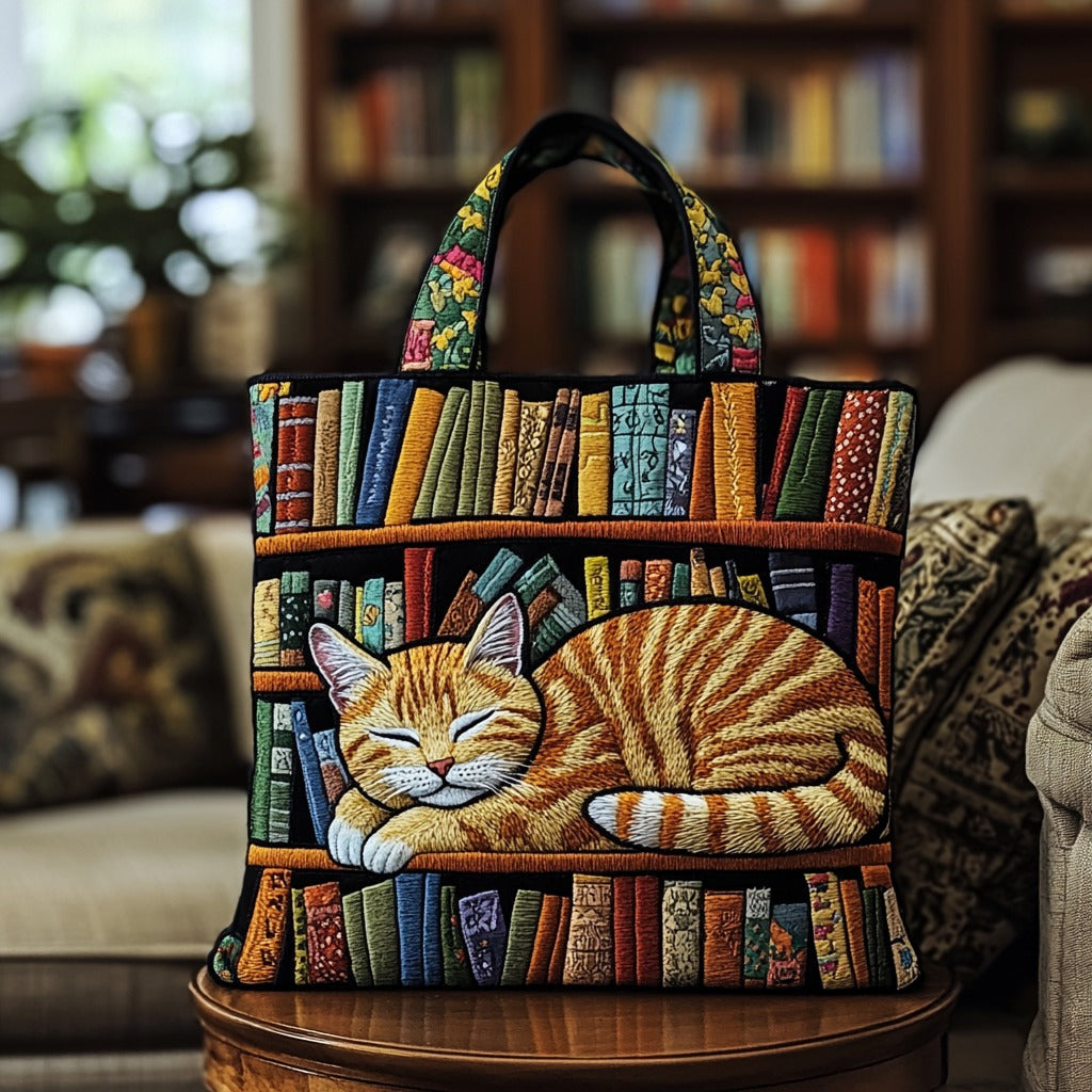 Kat Elsker Bøger XR1111002CL Vatteret Tote Bag