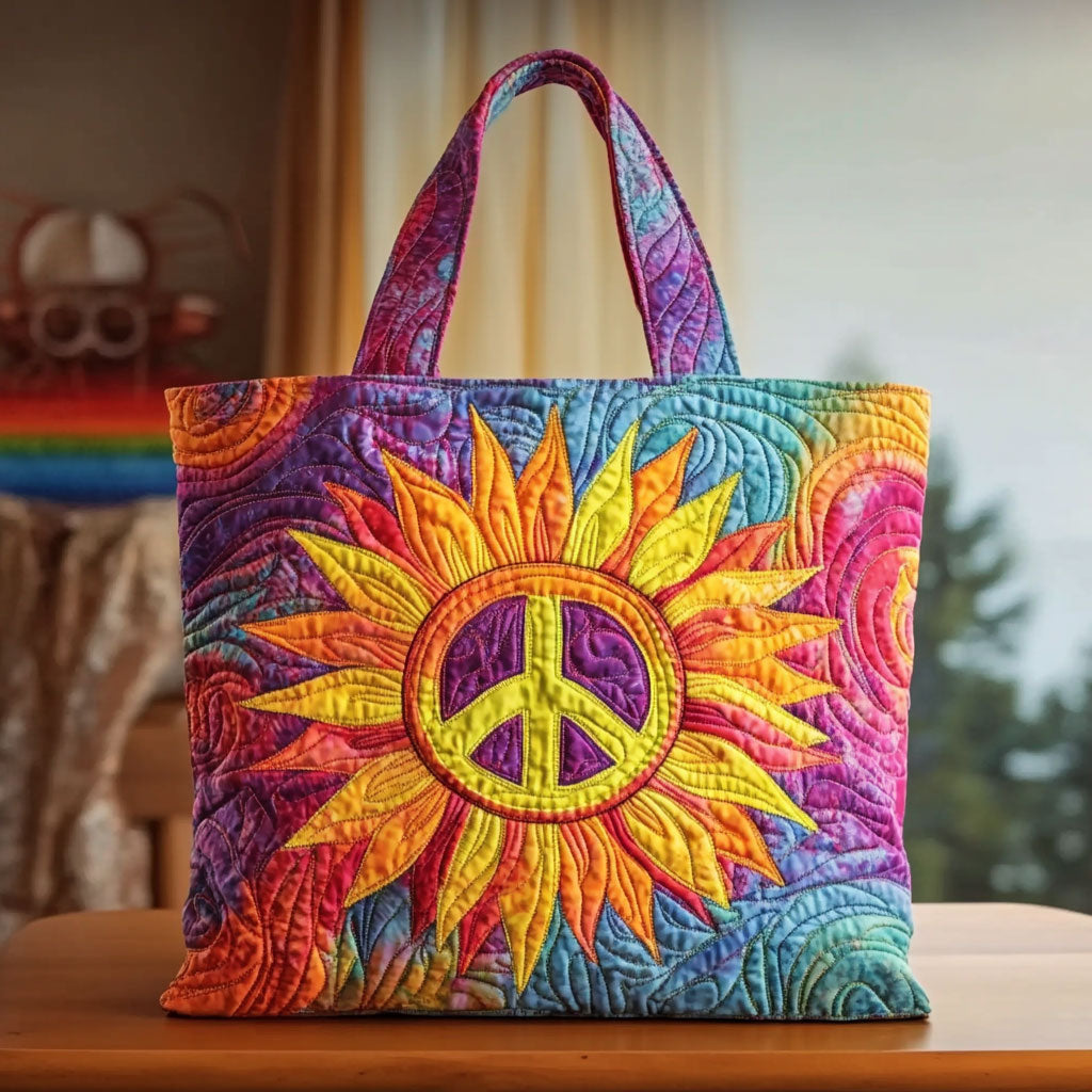 Solbeskinnet Solsikke WN0901084CL Quiltet Tote Taske