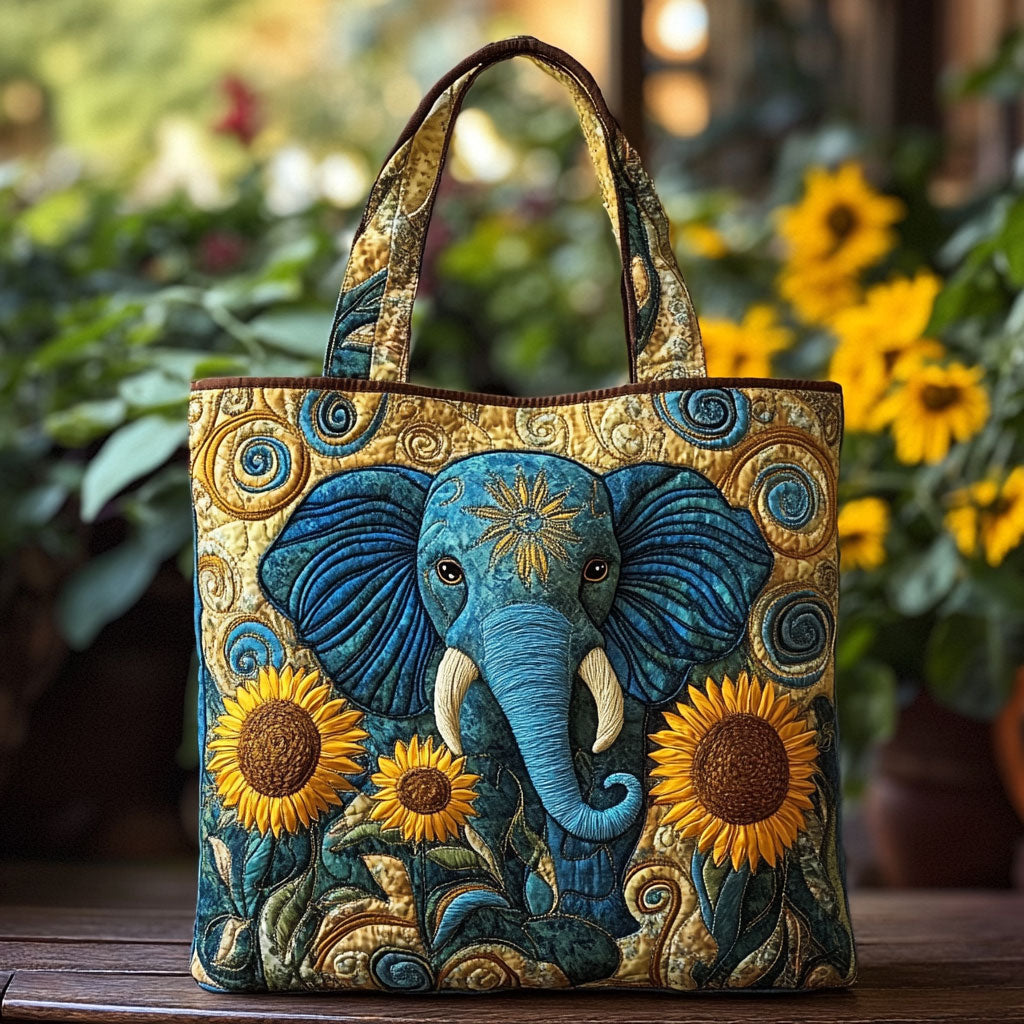 Solrig Elefant WN1010060CL Quiltet Tote Bag