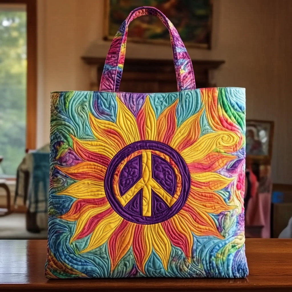 Strålende Fred Solsikke WN0901064CL Quiltet Tote Bag