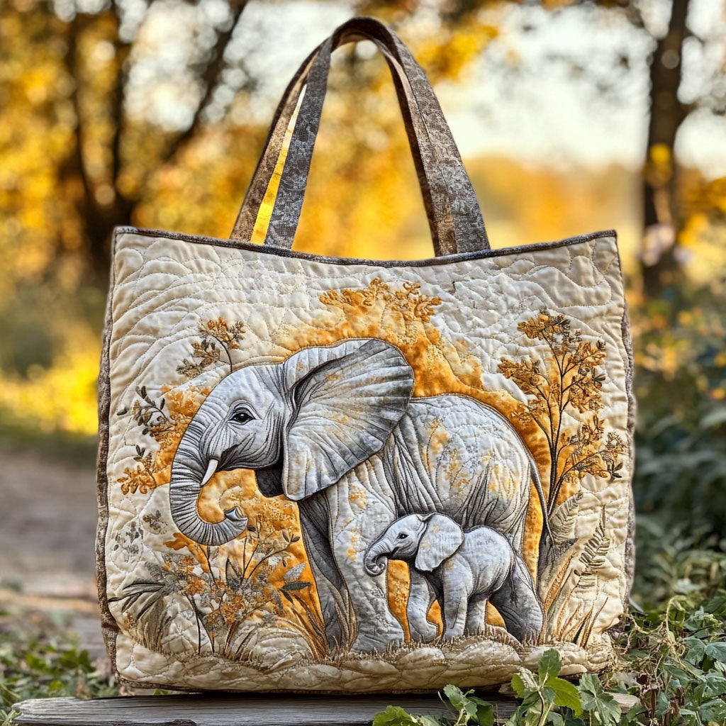Blid Elefant Skridt WN0910038CL Quiltet Tote Bag