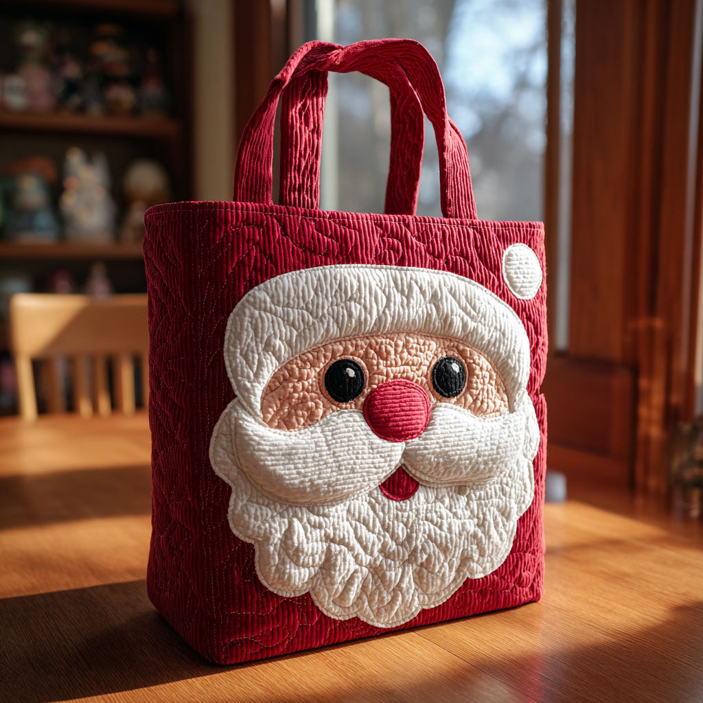 Santa Bundle CP1810078CL Quiltet Tote Bag