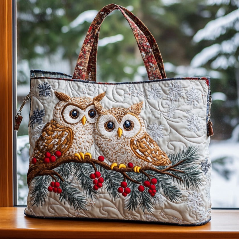 Pure Winter XR0710017CL Quiltet Tote Bag