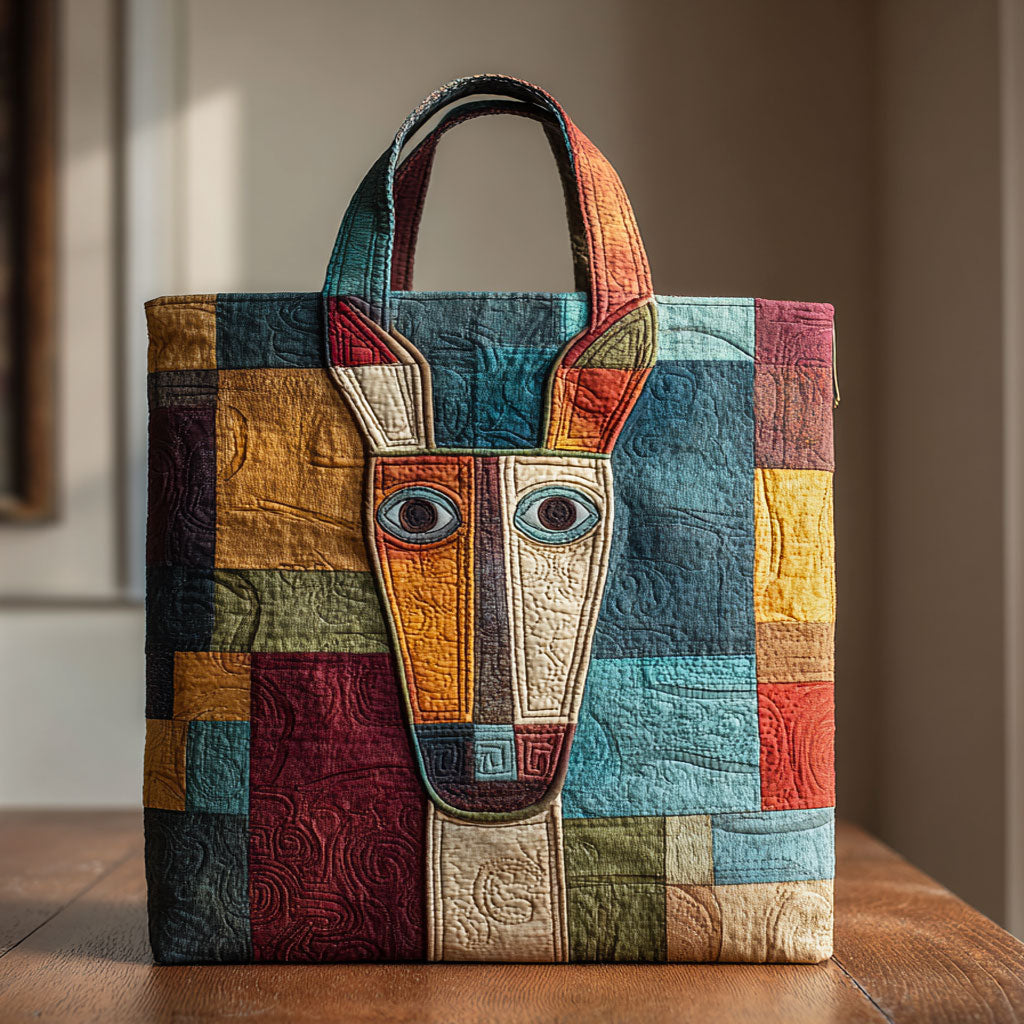 Patchwork Heste CP0701046CL Vatteret Tote Taske