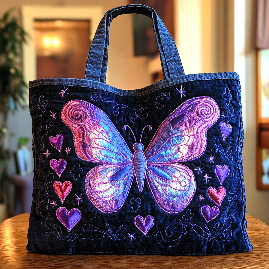 Butterfly Fantasy CW1401029CL Quilted Tote Bag