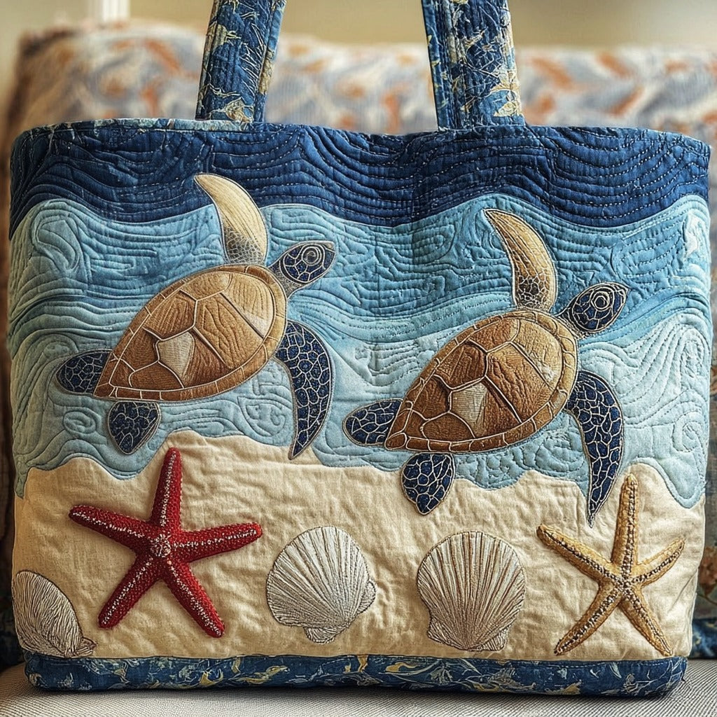 Skildpadde XR2411002CL Quiltet Tote Taske