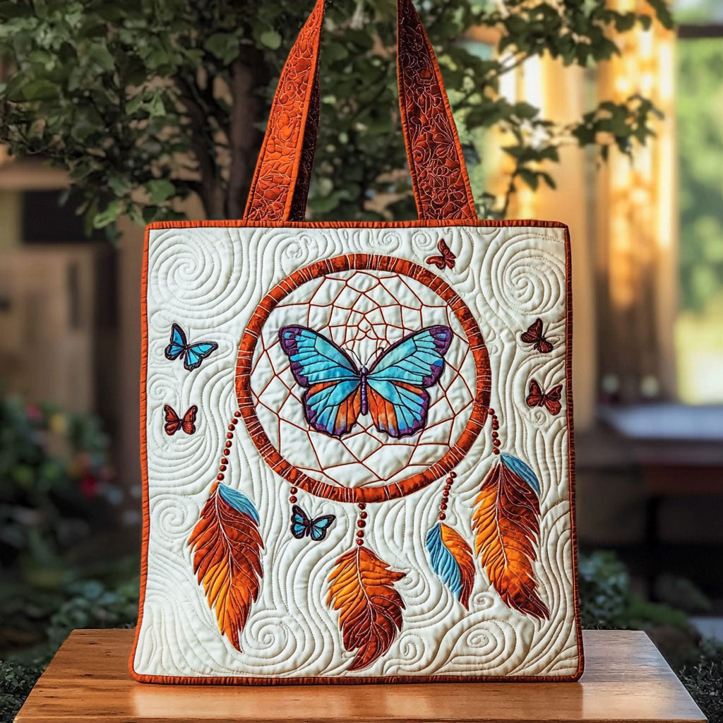 Drømmefanger Butterfly QA0412007CL Quiltet Tote Bag