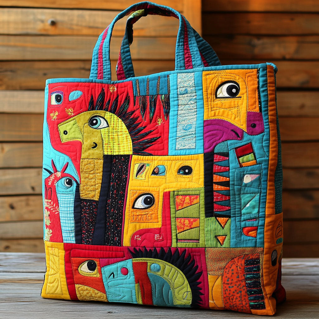 Skør Geometrisk CP0701011CL Quiltet Tote Bag