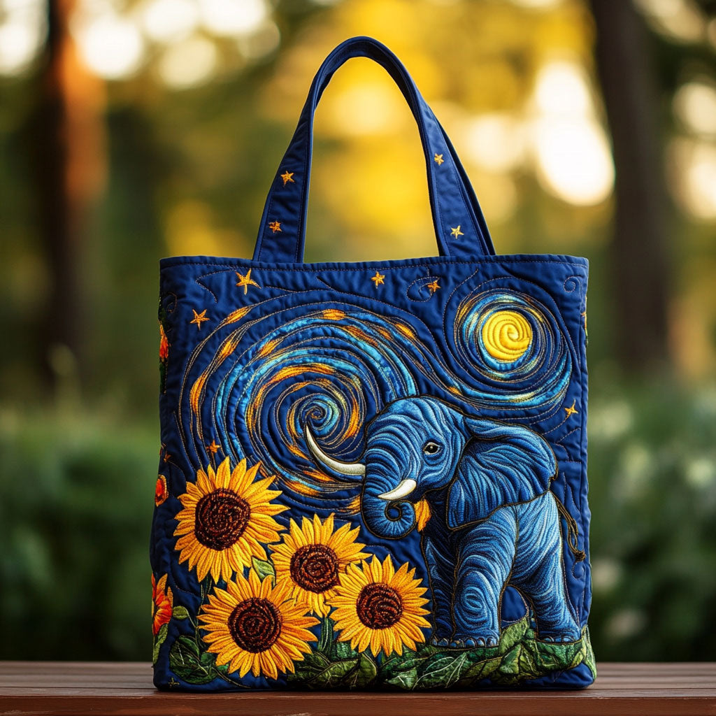 Elefantdrøm WN1010013CL Quiltet Tote Bag