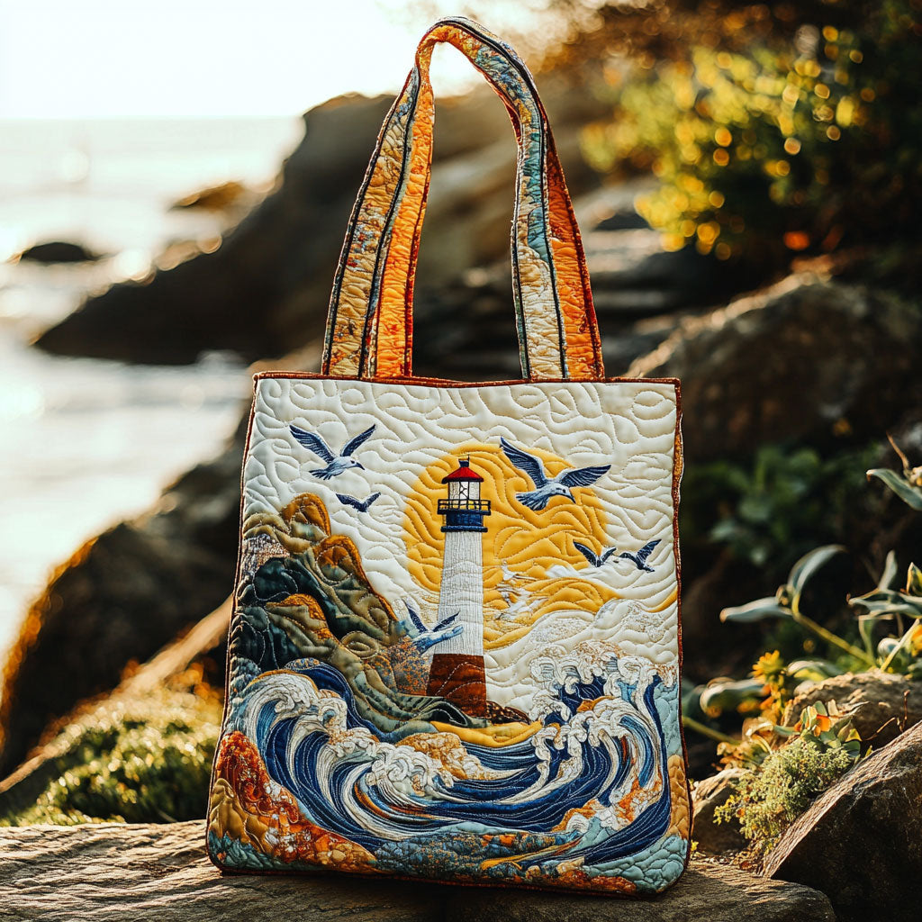 Mågehavn Fyrtårn WN3009046CL Quiltet Tote Bag