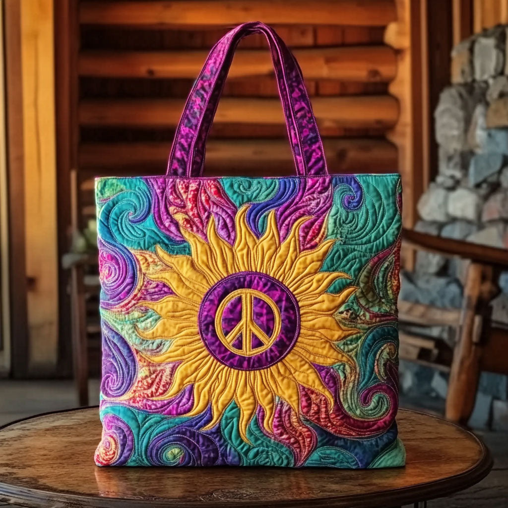 Golden Peace Solsikke WN0901032CL Quilted Tote Bag