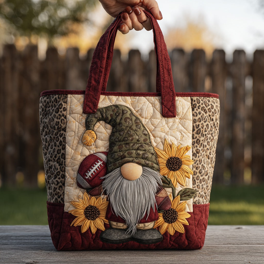 Sød Fodbold Nisse XR1811026CL Quiltet Tote Taske