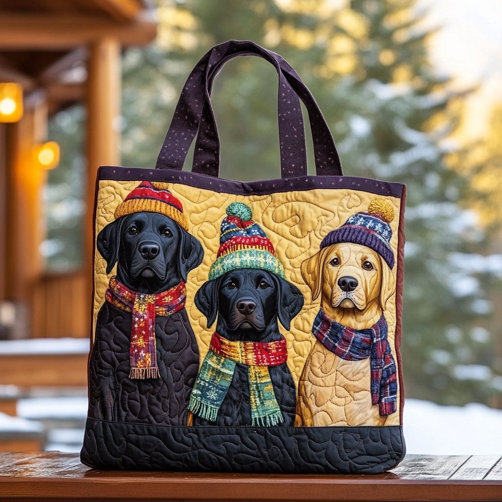 Labrador Vinter Trio WN1710087CL Quilted Tote Bag