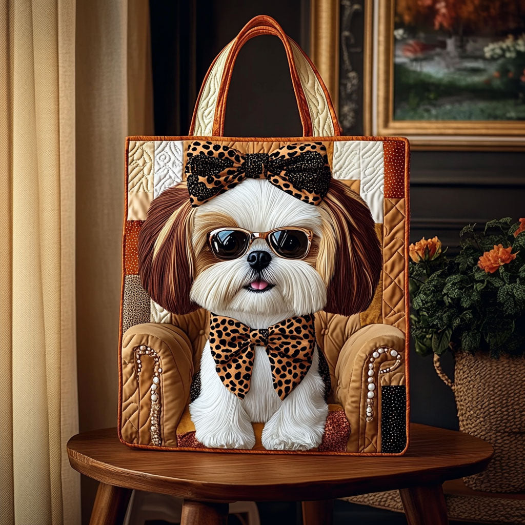Shih Tzu Elegance KL0312005CL Vatteret Tote Bag