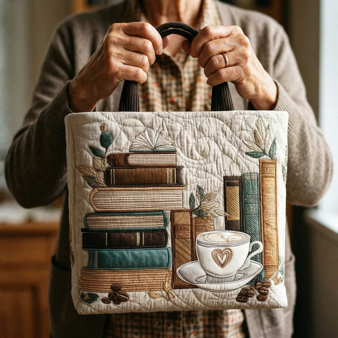 Quiltet Tote Bag - Kaffekapitlet