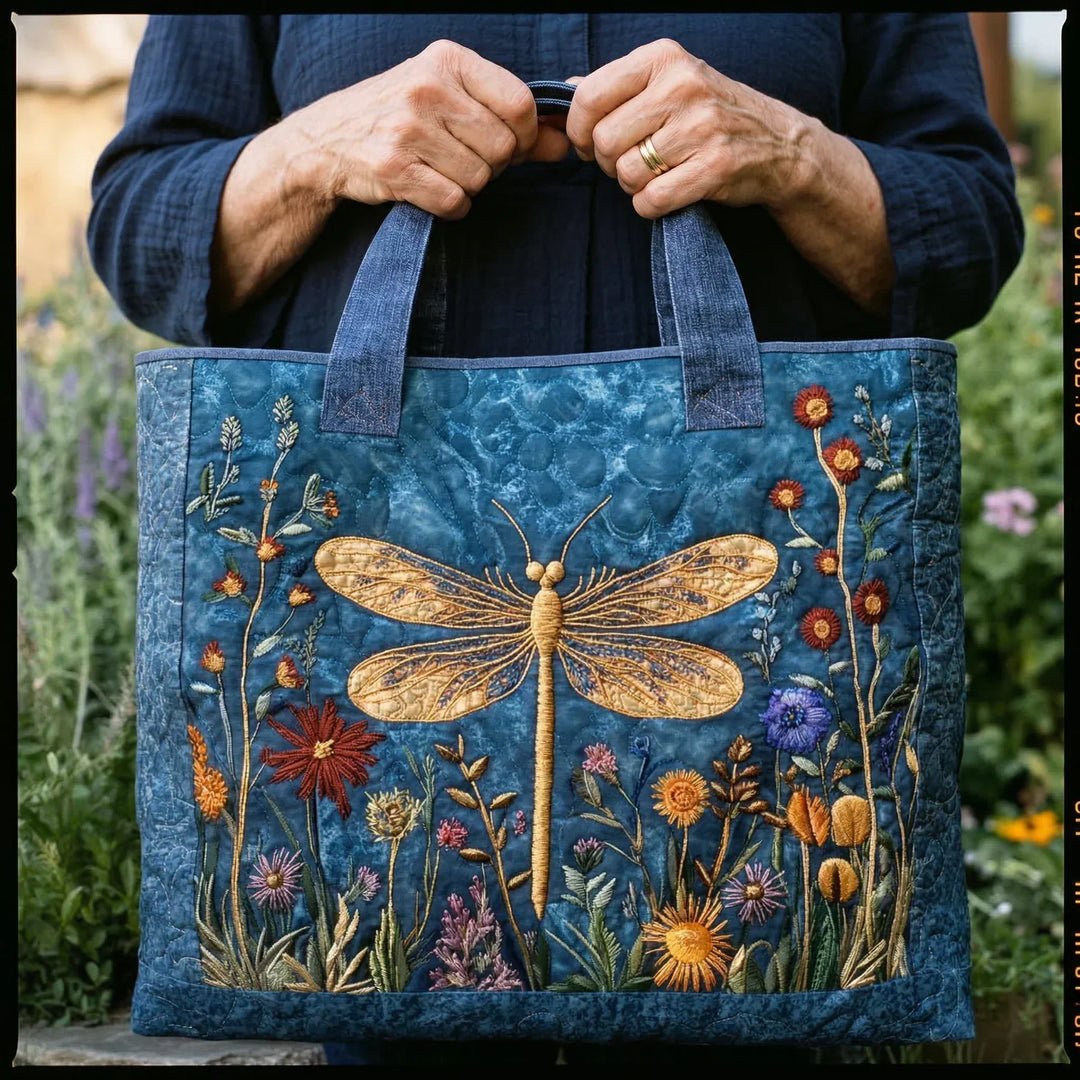 Quilted Tote Bag - Gylden Guldsmed